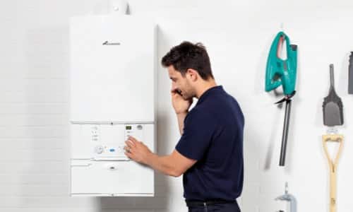 Heating Engineer Fixing Fault